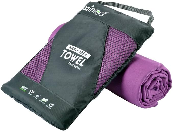Rainleaf Microfiber Towel Perfect Travel & Gym & Camping