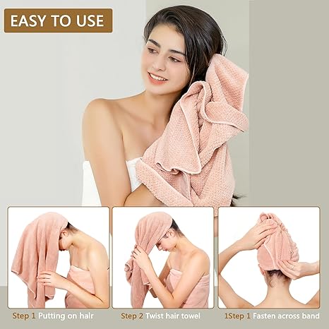 Microfiber Hair Towel - Image 4