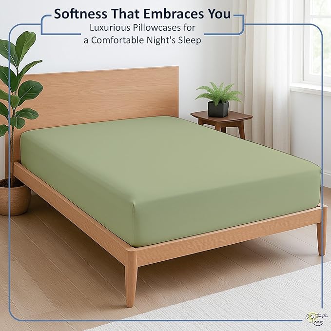 Cottington Lane 1 Piece Queen Size Fitted Sheet - Image 2