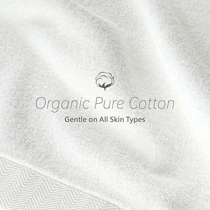 Hand Towel - 100% Cotton White Towel - Image 4