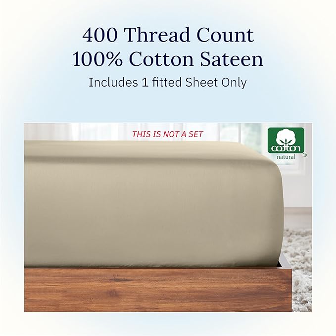 California Design Den Deep Pocket King Fitted Sheet - Image 2