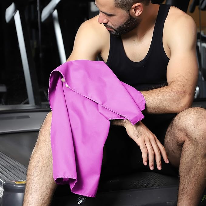 Rainleaf Microfiber Towel Perfect Travel & Gym & Camping - Image 3